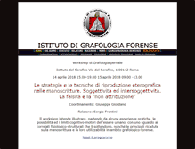 Tablet Screenshot of grafologiaforense.info